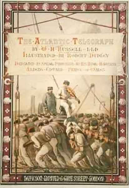 Cover of The Atlantic Telegraph Oil Painting by Robert Dudley