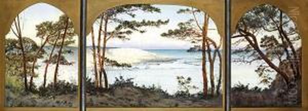 Vue De La Baie D'alger Oil Painting by Alphonse Rey