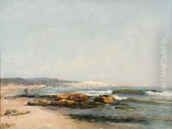 La Baie D'alger. Oil Painting by Marius Reynaud