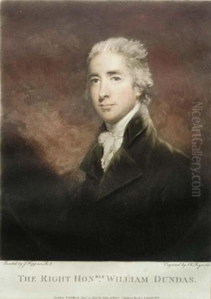 Portrait Of The Right Honarable William Dundas Oil Painting by Samuel William I Reynolds