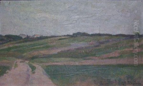 Etude A Ivry Oil Painting by Louis Rheiner