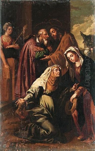 The Visitation Oil Painting by Francisco Ribalta