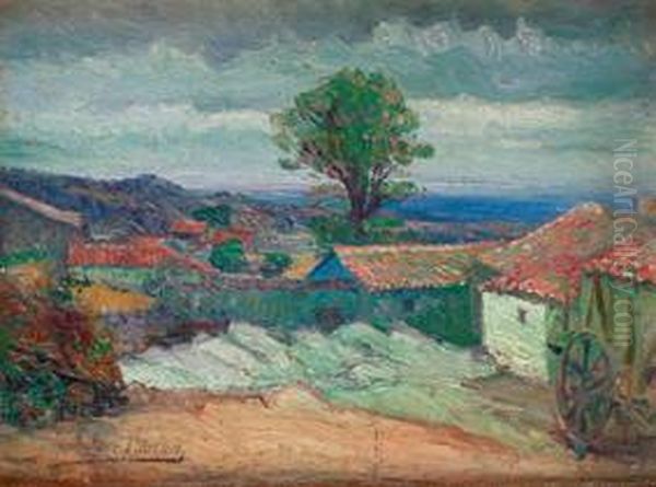 Paisaje De Alcaraz (albacete) Oil Painting by Jose Ribera