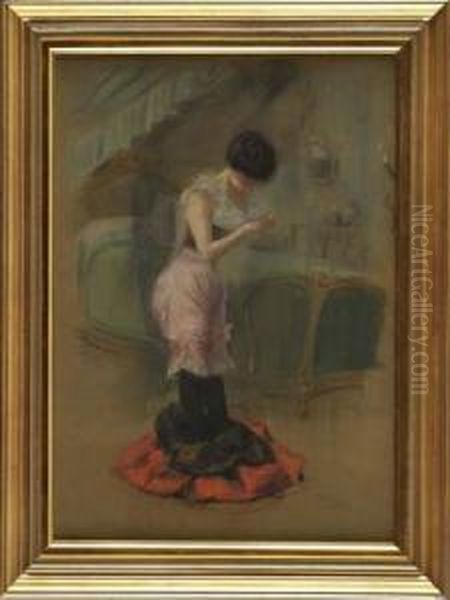 Elegante A L'heure Du Coucher Oil Painting by Pierra Ribera