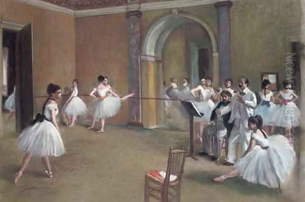 Dance school Oil Painting by Edgar Degas