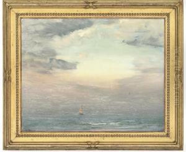 Voilier En Mer Oil Painting by Georges Ricard-Cordingley