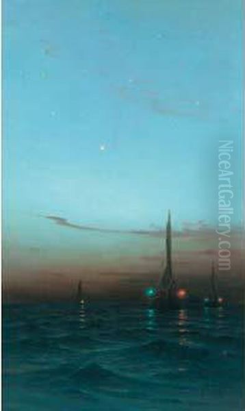  Nocturne En Mer  Oil Painting by Georges Ricard-Cordingley