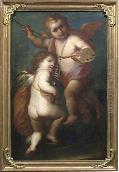 Allegorie Der Malerei Oil Painting by Pietro della Vecchia