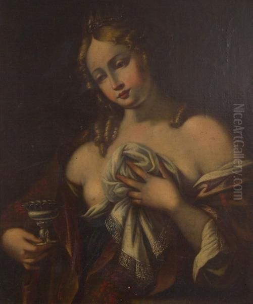 La Maddalena Oil Painting by Pietro della Vecchia