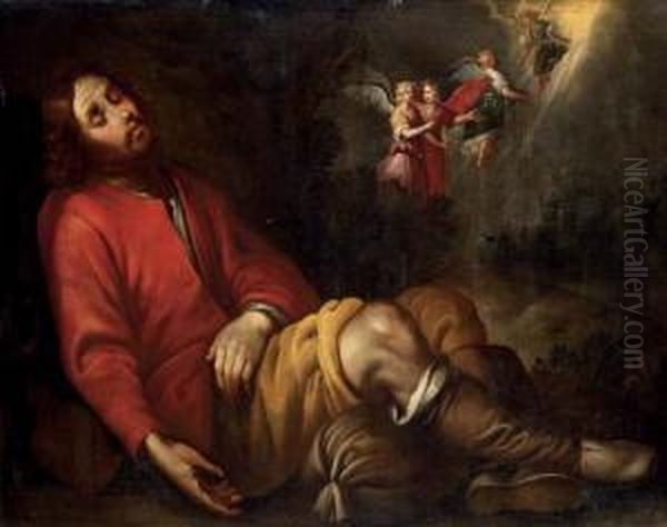 Jacob's Dream Oil Painting by Pietro della Vecchia