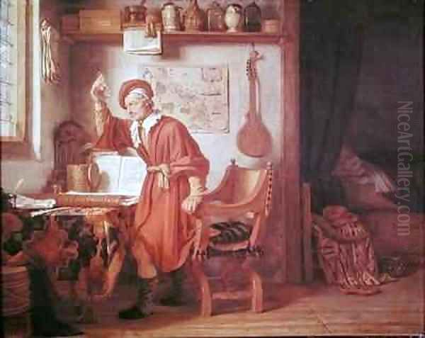 The Doctors Visit Oil Painting by Heiman Dullaert