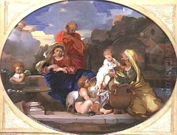 The Holy Family Oil Painting by Jean Dubois