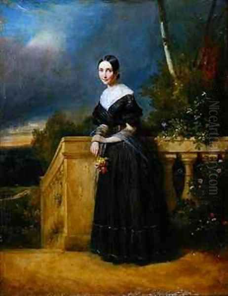 Fanny Persiani Oil Painting by Pierre Duval-Lecamus