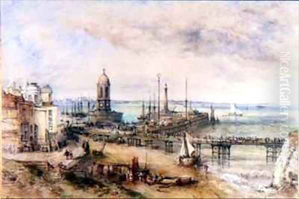 Margate Oil Painting by Thomas Colman Dibdin