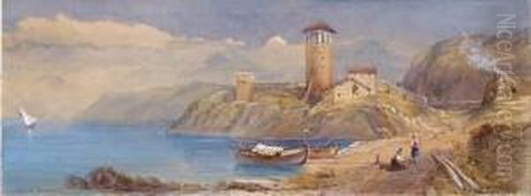 Veduta Di Marsala Oil Painting by Edward M. Richardson