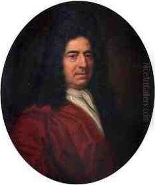 Portrait Of Sir William Stevens Oil Painting by Richardson. Jonathan