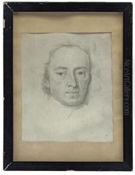 Portrait Of Alexander Pope (1668-1744) Oil Painting by Richardson. Jonathan