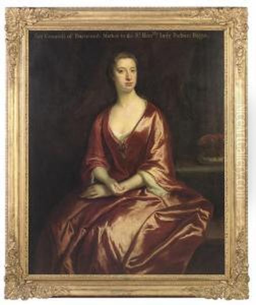 Portrait Of Ann Oil Painting by Richardson. Jonathan