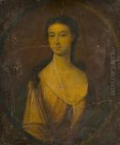 Portrait Of A Lady Oil Painting by Richardson. Jonathan