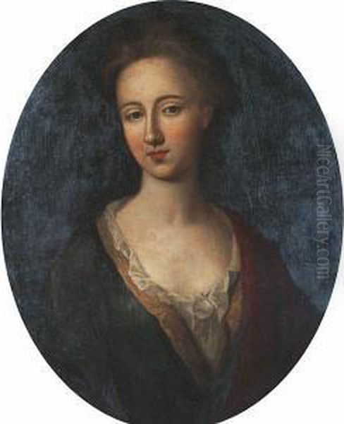 Portrait Of A Lady Oil Painting by Richardson. Jonathan