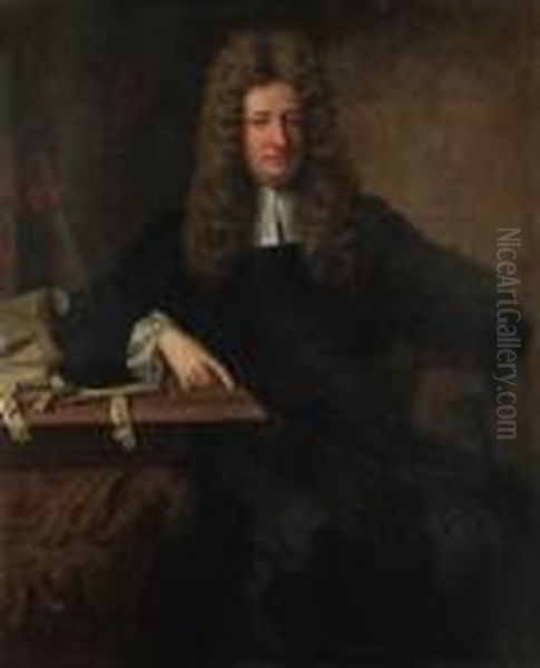 Portrait Of Sir John Holt Oil Painting by Richardson. Jonathan