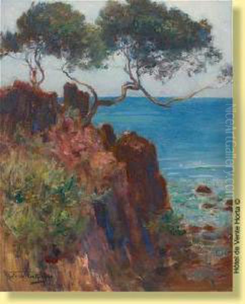 Cote Mediterraneenne Oil Painting by Herman Richir