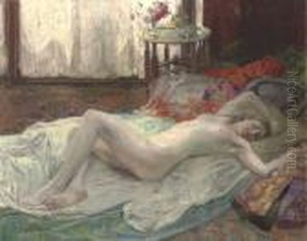 Le Sommeil De Jamile Oil Painting by Herman Richir