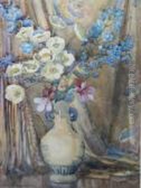 Spring Flowers Oil Painting by Dorothy Kate Richmond