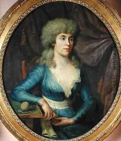 Portrait of Madame Lepage Oil Painting by Dominique (Guillaume Dominique Jacques) Doncre