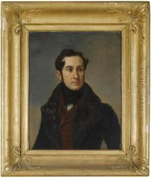 Portrait Of A Gentleman Oil Painting by Wilhelm Richter