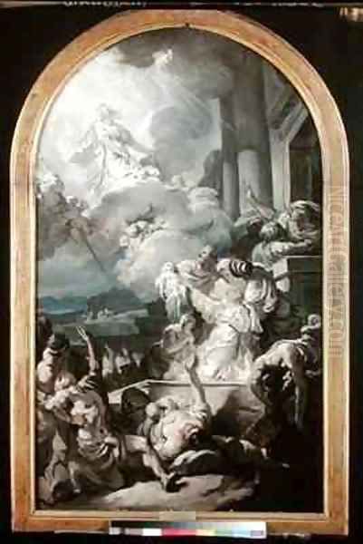 The Miracle of St Genevieve Oil Painting by Gabriel Francois Doyen