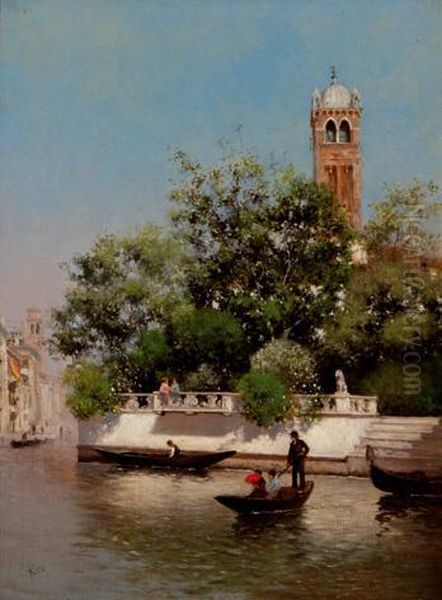 Venecia Oil Painting by Martin Rico y Ortega