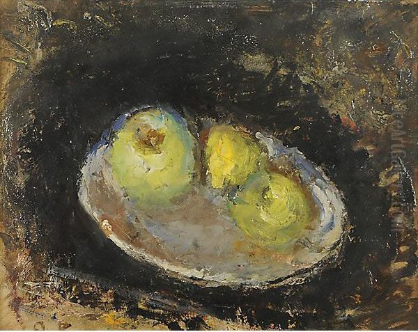 Natura Morta Di Frutta Oil Painting by Arturo Rietti