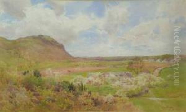 Muncaster Fell, Ploughing Oil Painting by Cuthbert Rigby