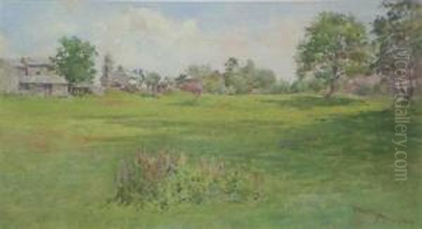 Summer In Troutdale, Near Keswick Oil Painting by Cuthbert Rigby