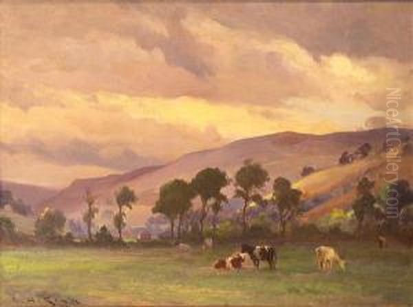 The Yorkshiredales Oil Painting by Ernest Higgins Rigg