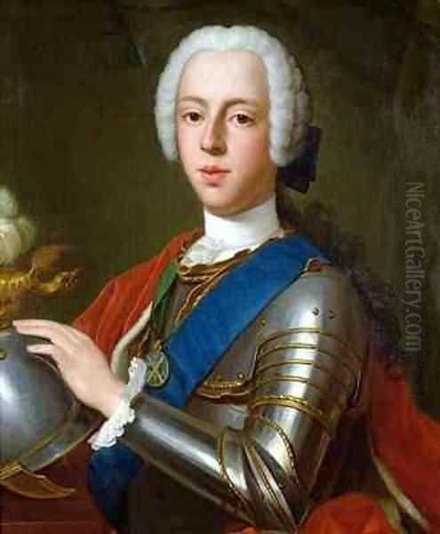 Bonnie Prince Charlie Oil Painting by G. Dupre