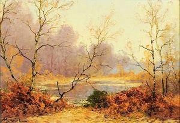 Automne Oil Painting by Albert Gabriel Rigolot