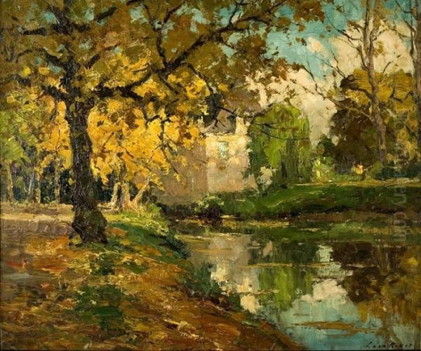 Middelheimpark Oil Painting by Leon Riket