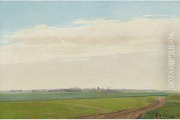 Sommerlandskab, Baldersbronde Oil Painting by Laurits Andersen Ring