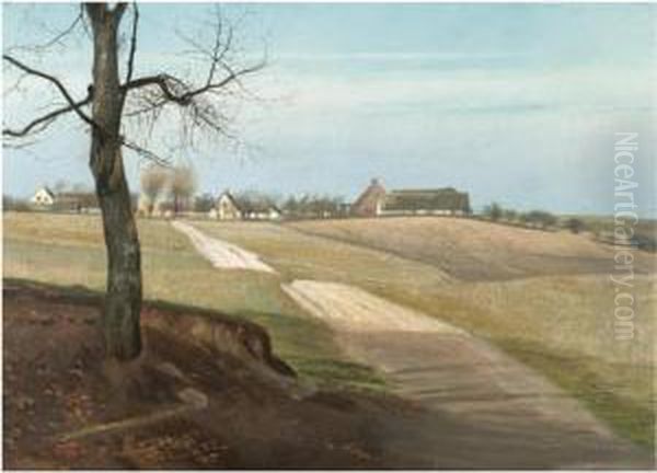 Sommermarker (summer Fields) Oil Painting by Laurits Andersen Ring