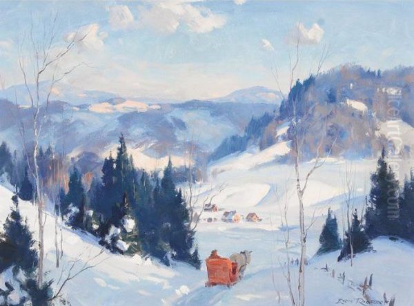 Morning Sun, Piedmont Country, P. Que Oil Painting by Eric John Benson Riordon