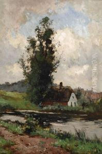 Morning, Kolk Near Lent Oil Painting by Willem Cornelis Rip