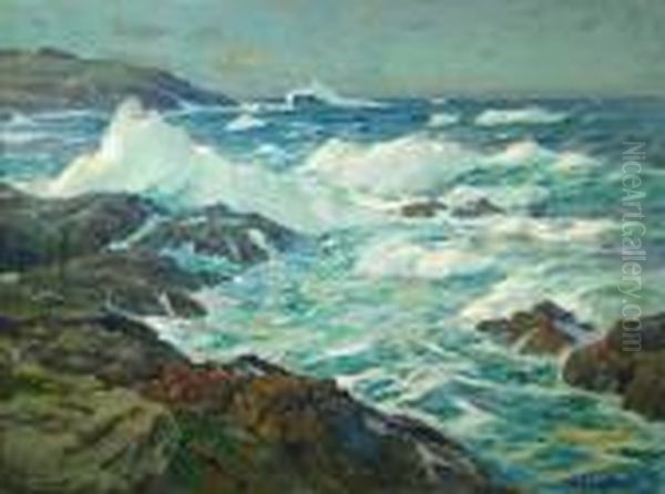 Land's End Oil Painting by William Frederick Ritschel