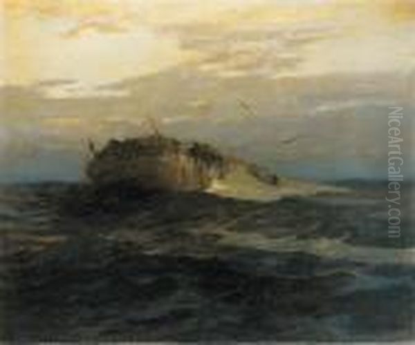 The Derelict Oil Painting by William Frederick Ritschel