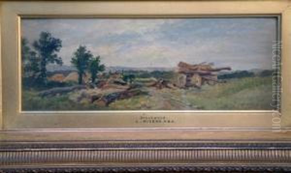 Brookwood Oil Painting by Leopold Rivers