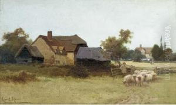 New Pastures Oil Painting by Leopold Rivers