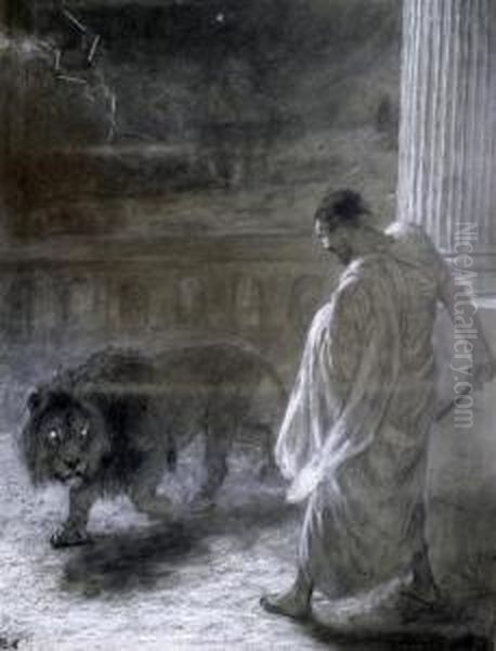 Brutus Oil Painting by Briton Riviere