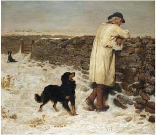 War Time Oil Painting by Briton Riviere