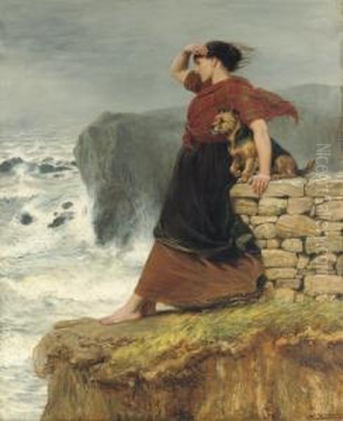 Hope Deferred Oil Painting by Briton Riviere